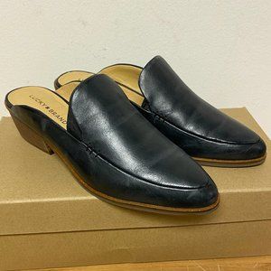 Lucky Brand MARGRETE  Leather MULE Heel Sz 8.5